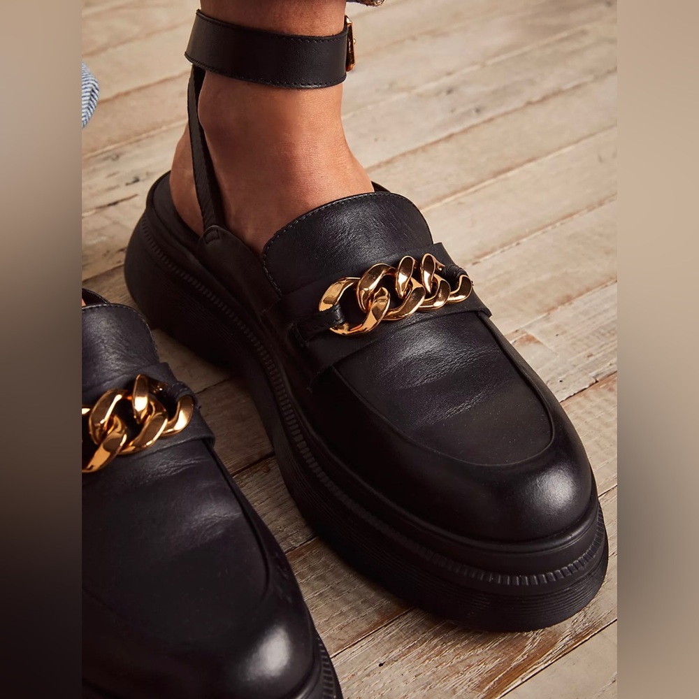 Free People Mila Chain Loafers